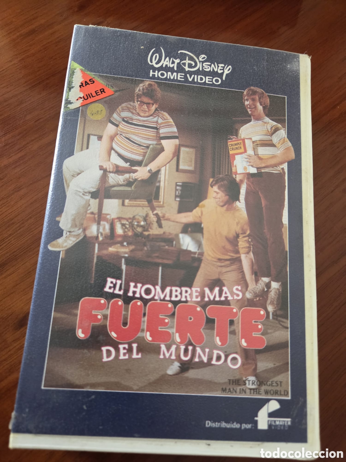 Cine: VHS Disney &ldquo;El Hombre M&aacute;s Fuerte del Mundo&rdquo; &ndash; Walt Disney Home Video &ndash; Edici&oacute;n cl&aacute;sica vintage &ndash; Col