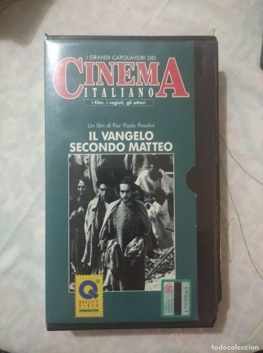 Cine: EL EVANGELIO SEGUN SAN MATEO VHS ITALIANO