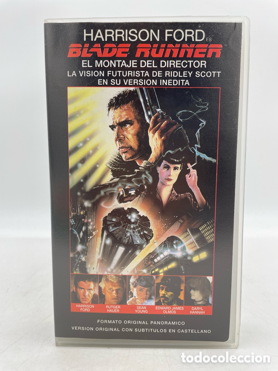 Cine: VHS pel&iacute;cula Blade Runner. Edici&oacute;n del Montaje del Director. Ridley Scott. Versi&oacute;n 1991. Warner