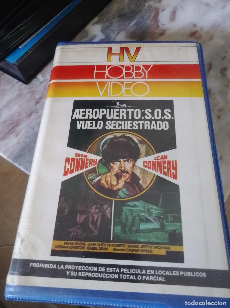 Cine: Aeropuerto sos vuelo secuestrado vhs caja grande rrareza