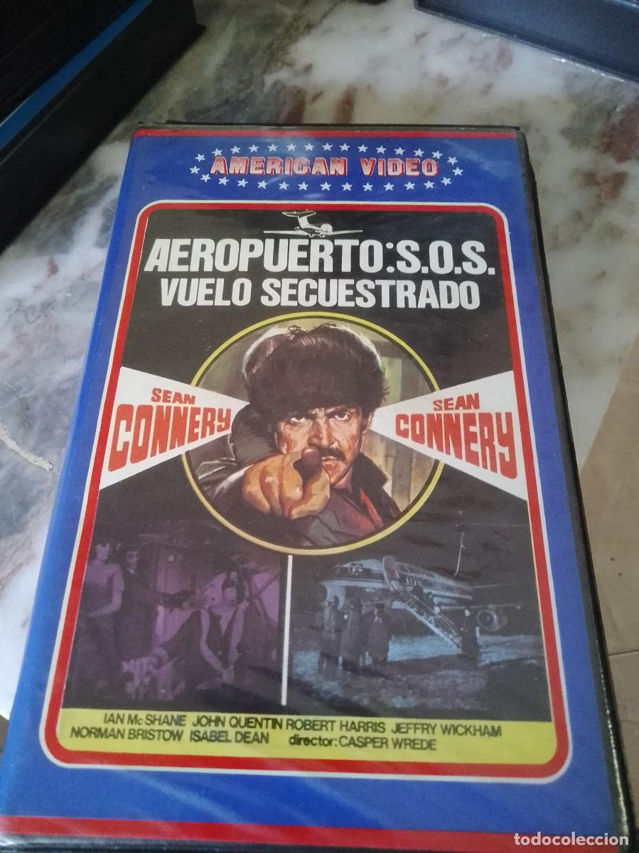 Cine: Aeropuerto sos vuelo secuestrado vhs caja grande rrareza