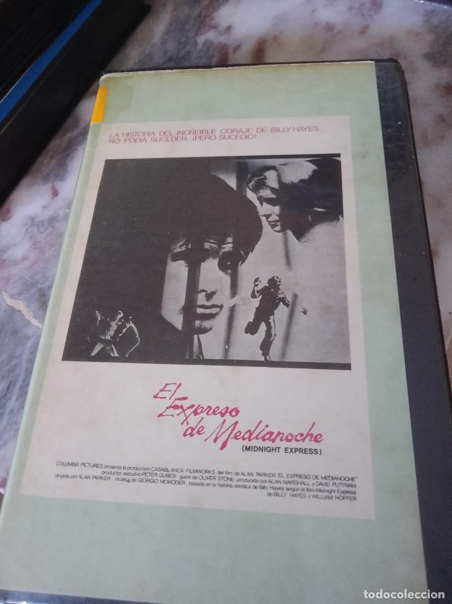 Cine: El expres&oacute; de medianoche vhs caja grande rrareza