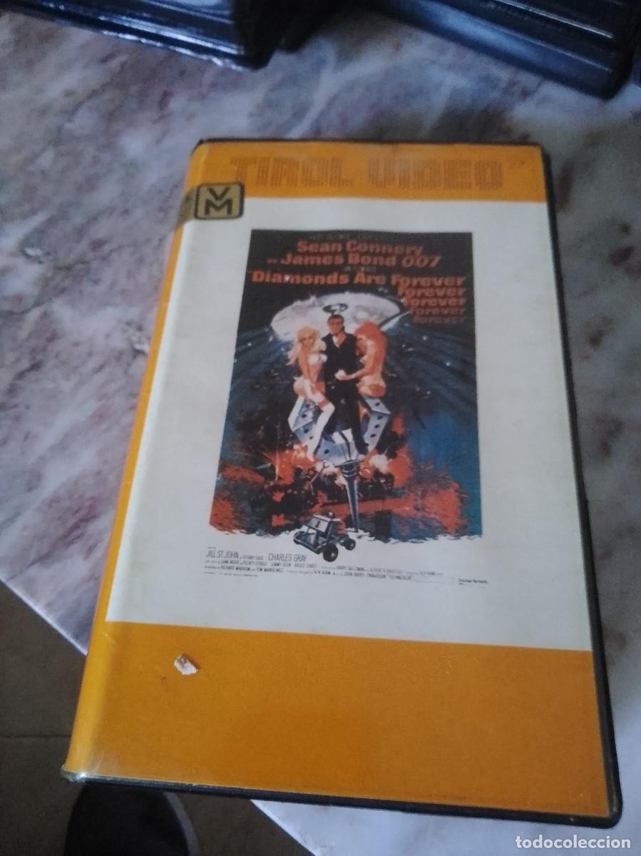 Cine: Diamonds are forever vhs caja grande rrareza