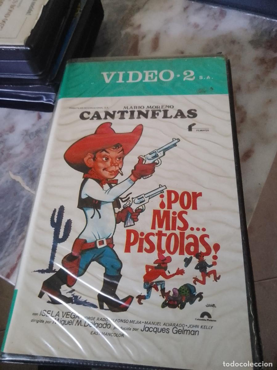 Cine: Por mis pistolas vhs Cantinflas &uacute;nica edici&oacute;n