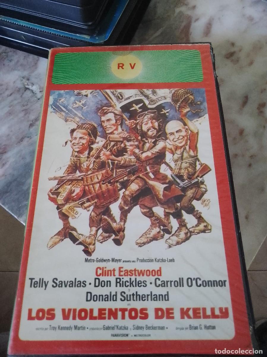 Cine: Los violentos de Kelly vhs caja grande rrareza unica