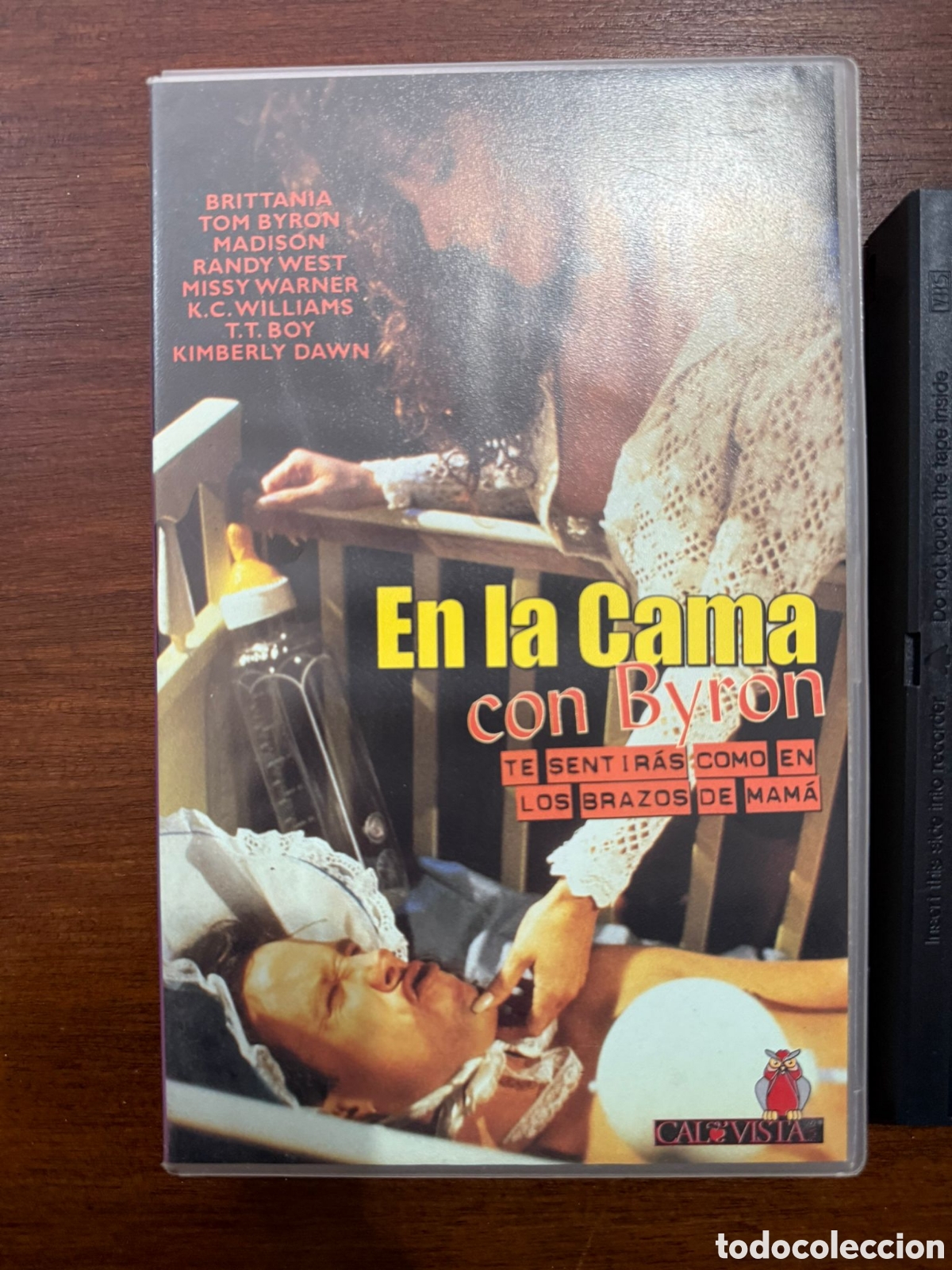 Cine: PEL&Iacute;CULA ER&Oacute;TICA VHS En La Cama Con Byron