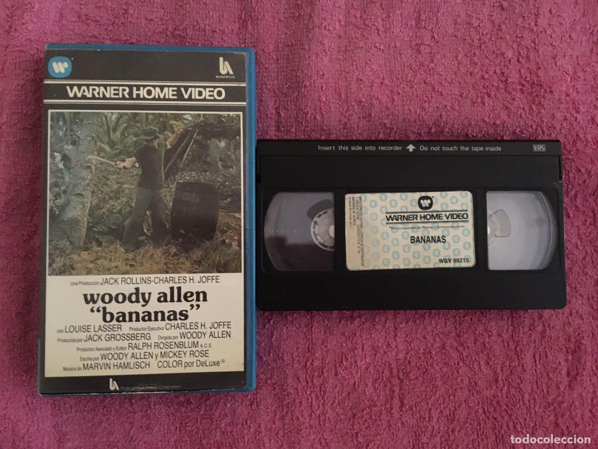 Cine: BANANAS (1971) VHS 1&ordf; EDICI&Oacute;N WARNER WOODY ALLEN LOUISE LASSER CAMEO SYLVESTER STALLONE