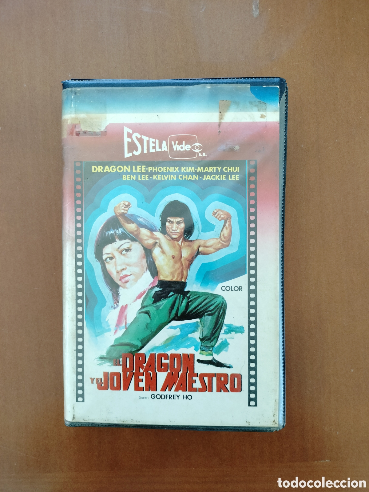 Cine: el drag&oacute;n y el joven maestro vhs