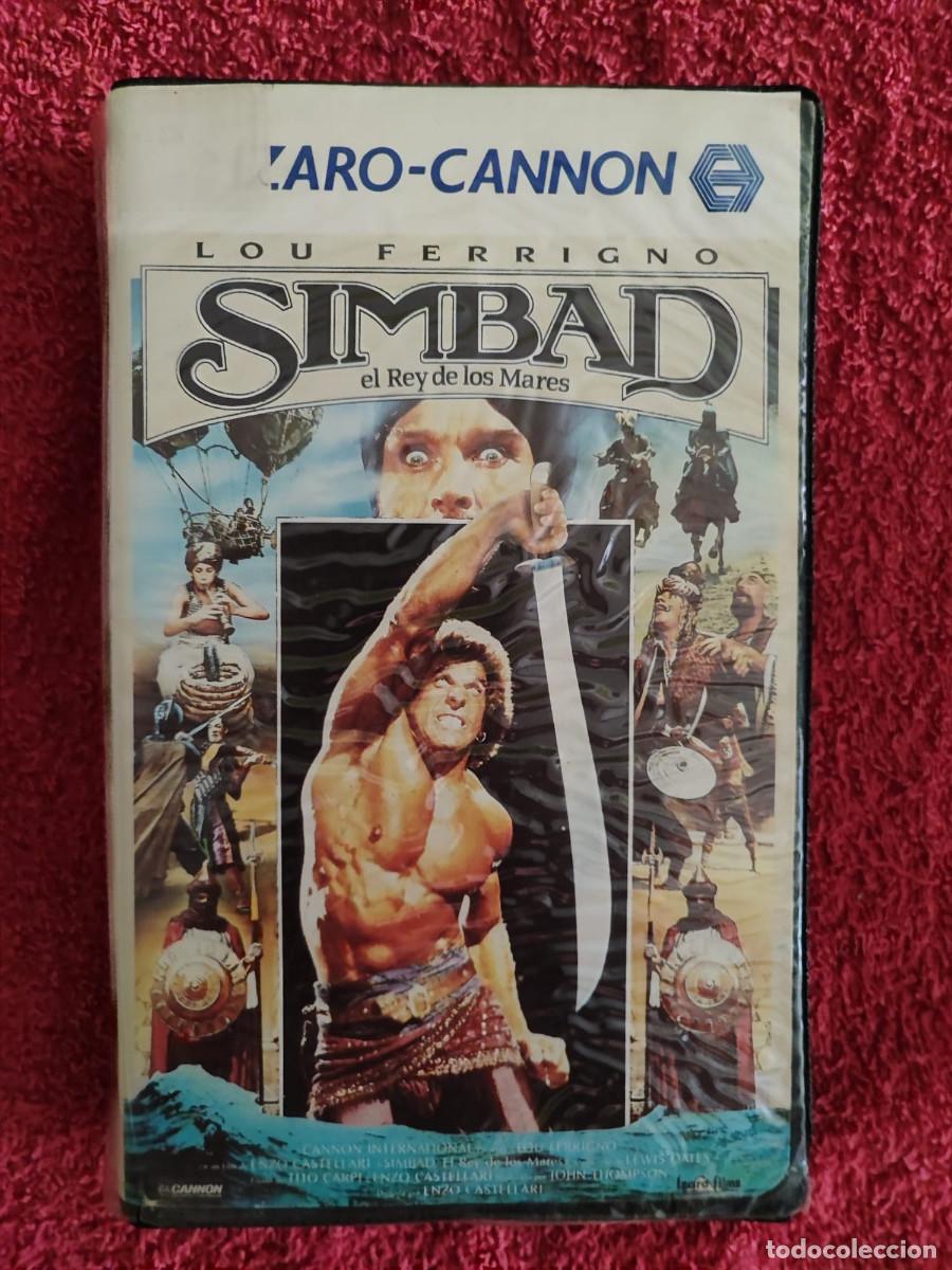 Cine: SIMBAD EL REY DE LOS MARES (1989) VHS 1&ordf; EDICI&Oacute;N CASTELLARI COZZI AVENTURAS LOU FERRIGNO NICOLODI