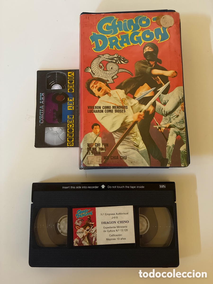 Cine: Chino - Dragon VHS Caja Grande Videoclub