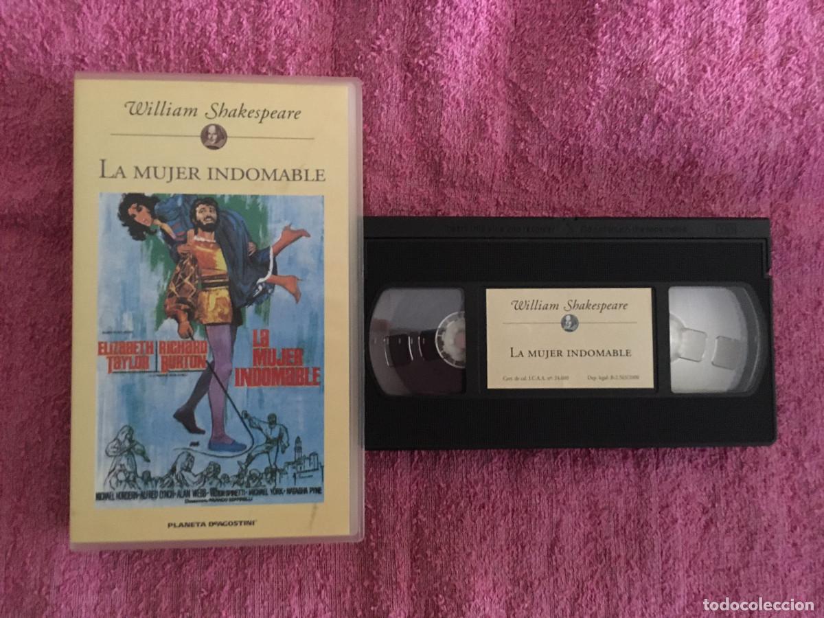 Cine: LA MUJER INDOMABLE (LA FIERECILLA DOMADA) (1967) VHS ELIZABETH TAYLOR RICHARD BURTON