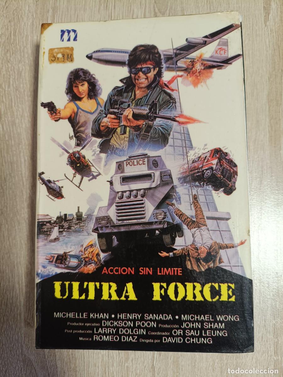 Cine: VHS - ULTRA FORCE - Michelle Yeoh, Michael Wong, Hiroyuki Sanada, David Chung - ACCION