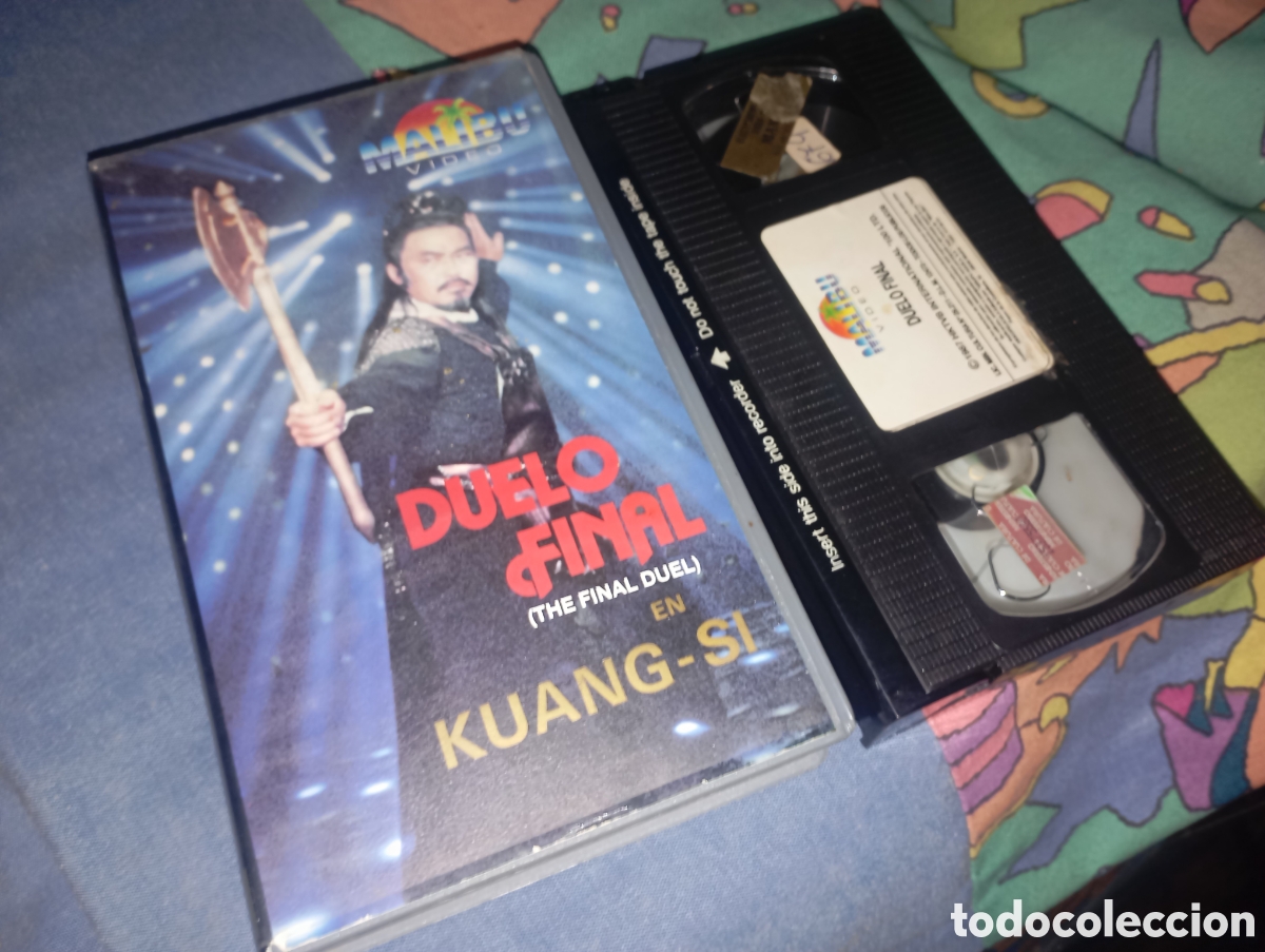 Cinema: Duelo final (the final duel)- vhs- malibu video- hktvb international- artes marciales