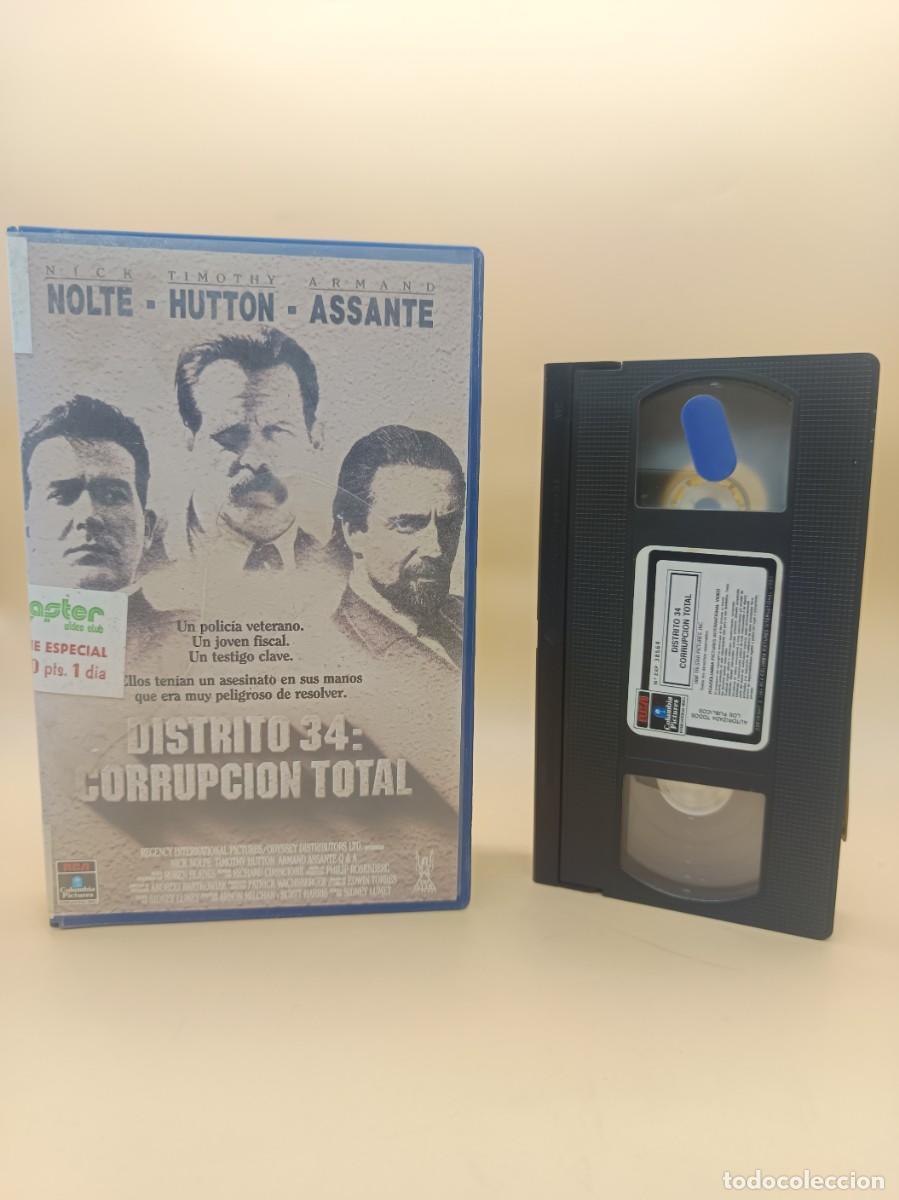Cine: VHS DISTRITO 34 CORRUPCION TOTAL
