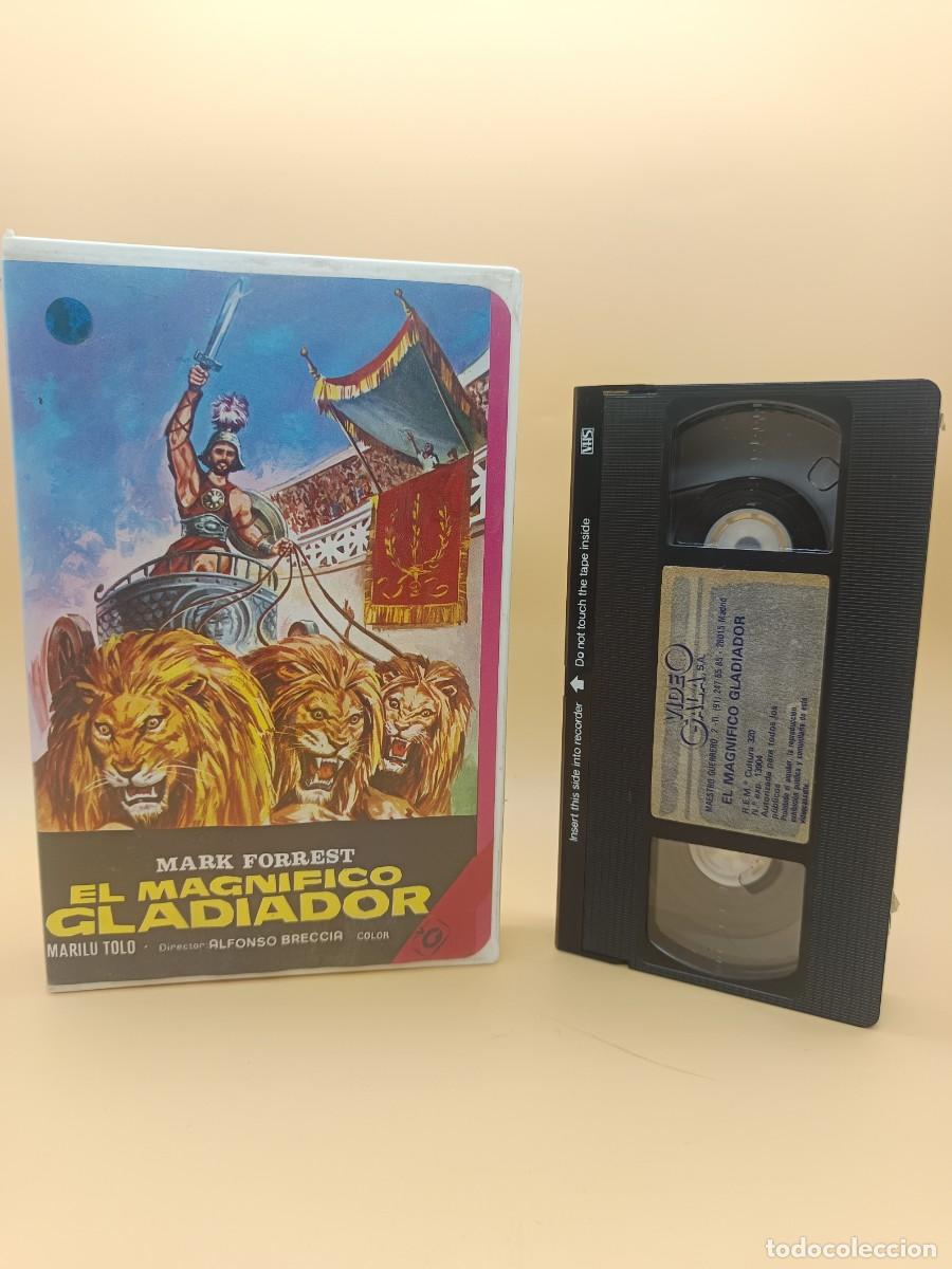 Cine: VHS-EL MAGNIFICO GLADIADOR