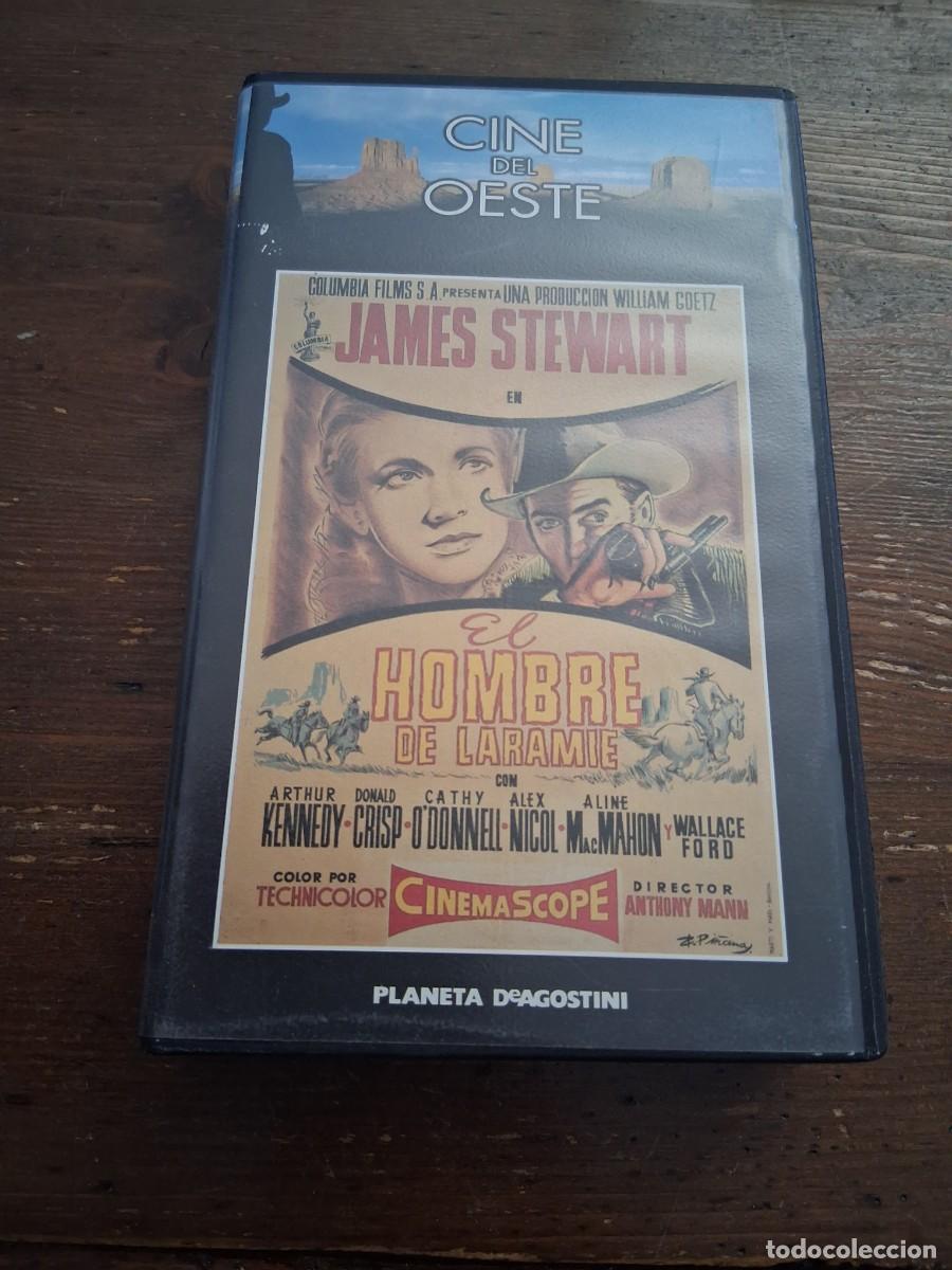 Cine: Pel&iacute;cula cinta de video vhs cine del oeste El hombre de Laramie James Stewart