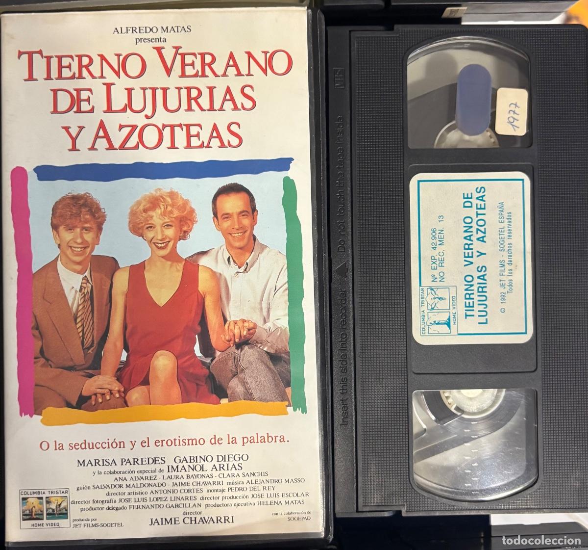 Cine: Tierno verano de lujurias y azoteas (Pelicula VHS)