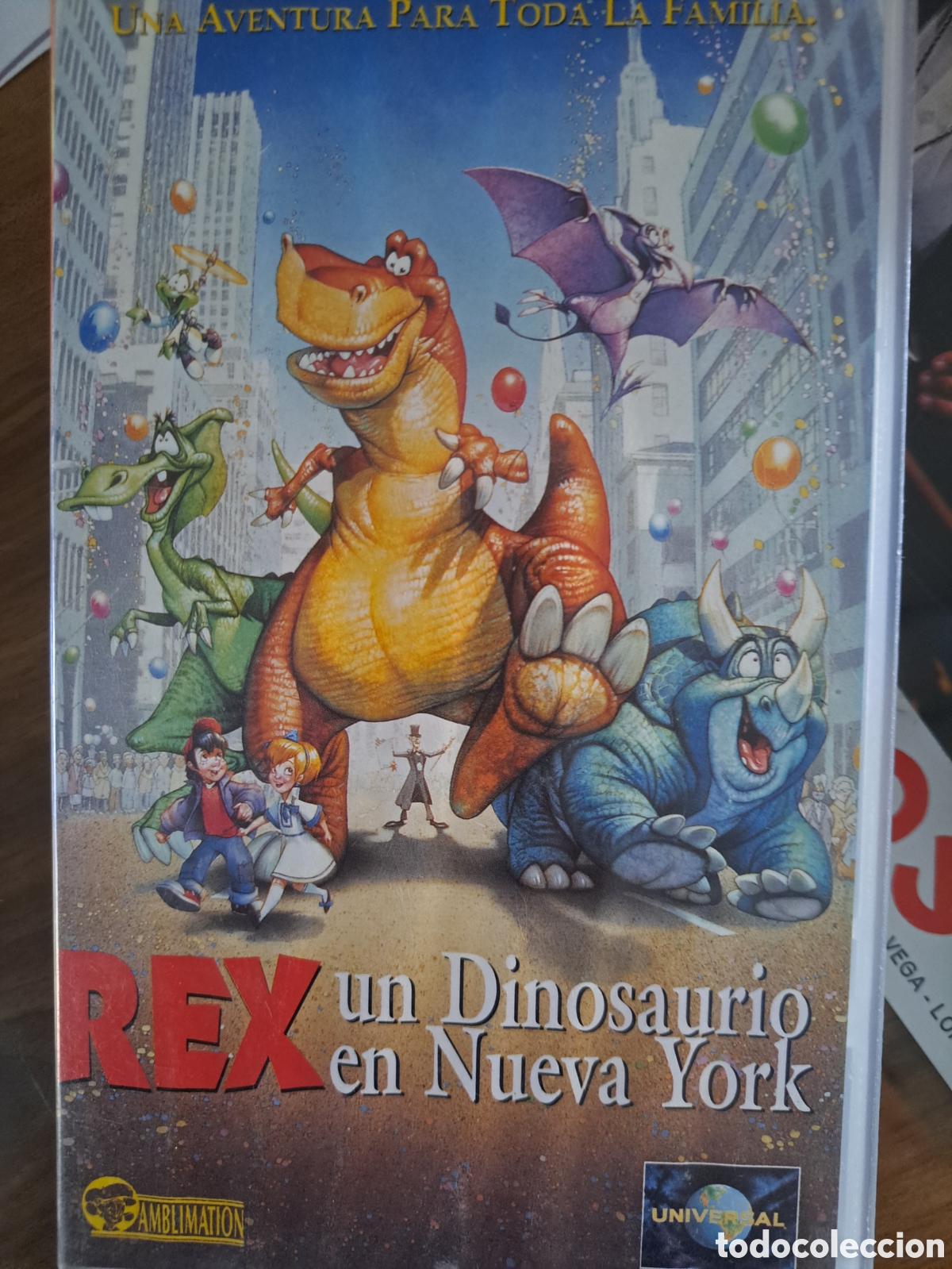Cine: Vhs Rex un dinosaurio en nueva york