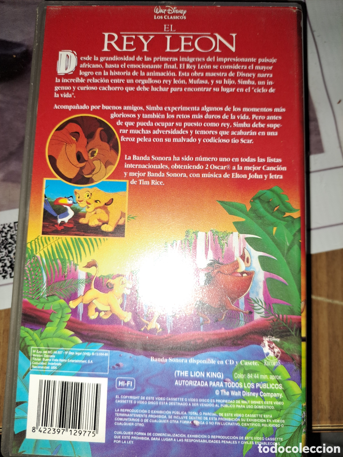 Cine: Vhs el rey leon de disney - Foto 2