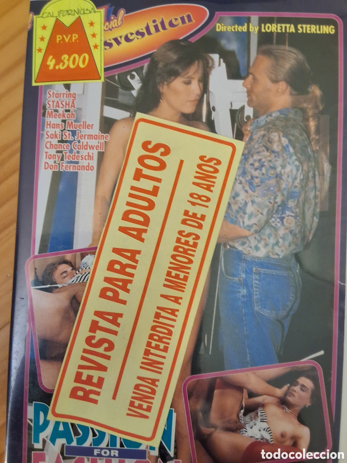 Cine: Passion for fashion travestis pel&iacute;cula VHS para adultos