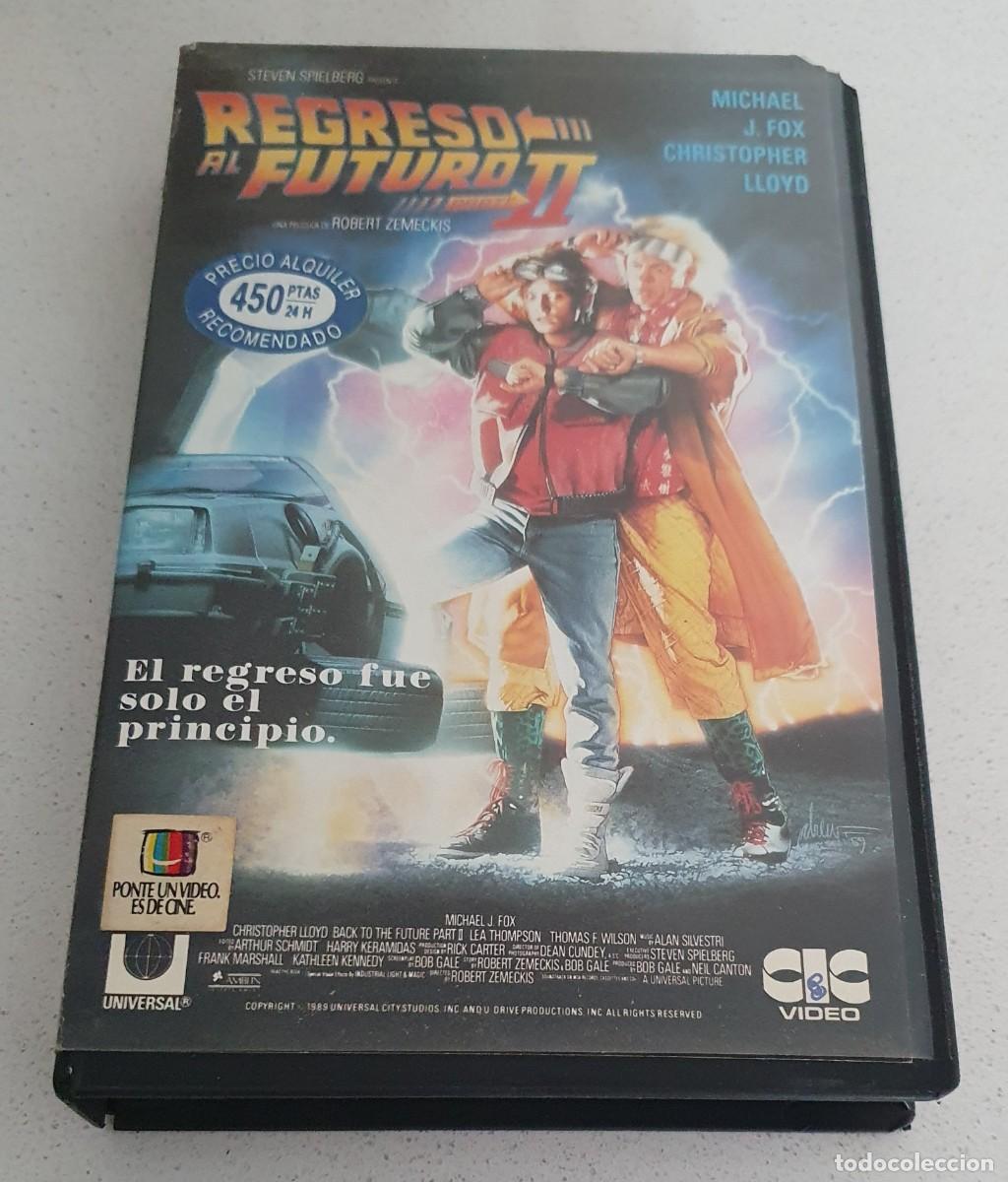 Cine: Pel&iacute;cula Vhs Regreso al Futuro Parte II. Michael J. Fox, Robert Zemeckis, Steven Spielberg. CIC.
