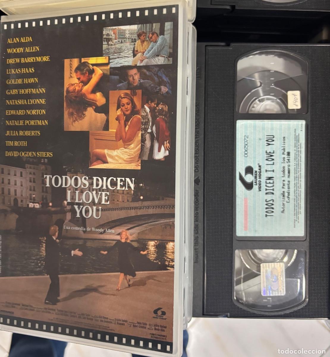 Cinema: Todos dicen I love you (Pelicula VHS)