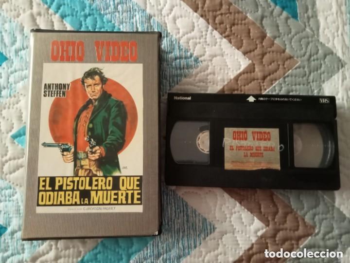 Cine: EL PISTOLERO QUE ODIABA LA MUERTE (1968) VHS 1&ordf; EDICI&Oacute;N PIRATA SPAGHETTI WESTERN ANTHONY STEFFEN