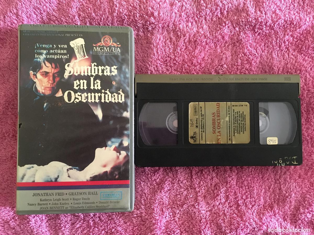 Cine: SOMBRAS EN OSCURIDAD (1970) VHS 1&ordf; EDICI&Oacute;N VIDEOMAN JOYA TERROR CULT JONATHAN FRID GRAYSON HALL