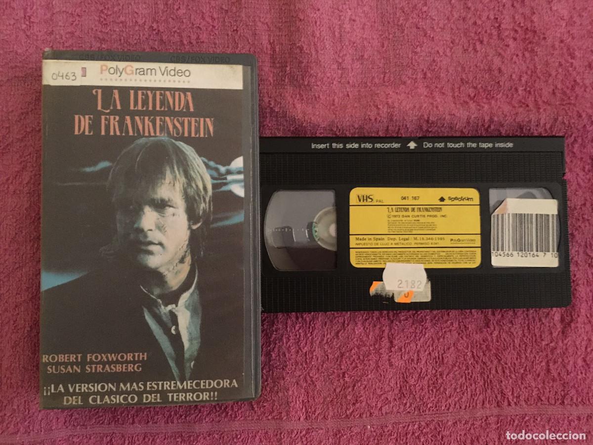 Cine: LA LEYENDA DE FRANKENSTEIN (1973) VHS POLYGRAM TERROR DAN CURTIS ROBERT FOXWORTH BO SVENSON