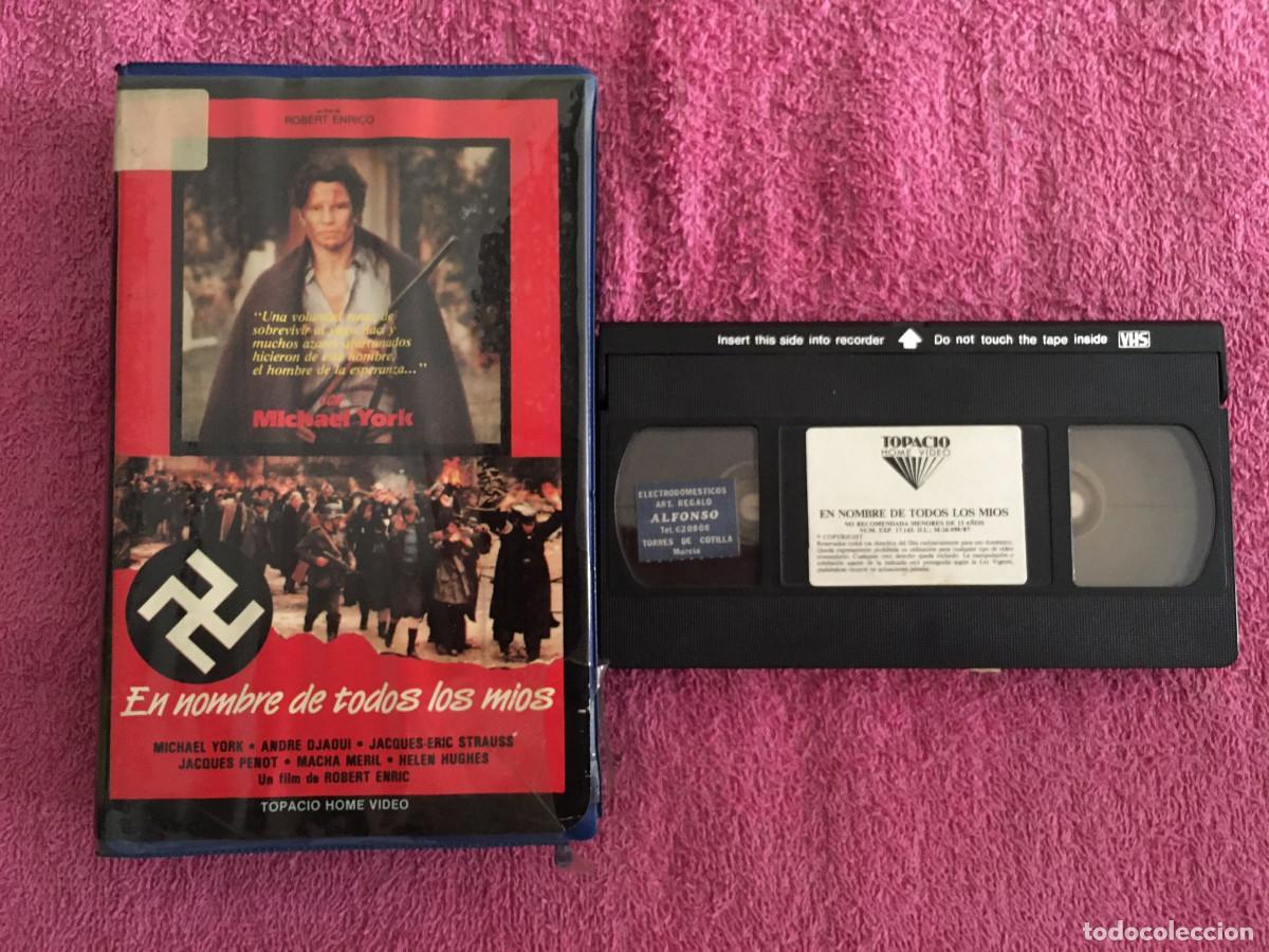 Cine: EN NOMBRE DE TODOS LOS M&Iacute;OS (1983) VHS MICHAEL YORK BRIGITTE FOSSEY MACHA MERIL