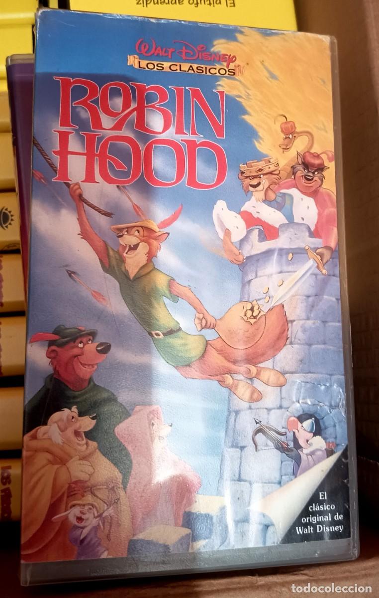 Cine: VHS Robin Hood Los Cl&aacute;sicos de Disney