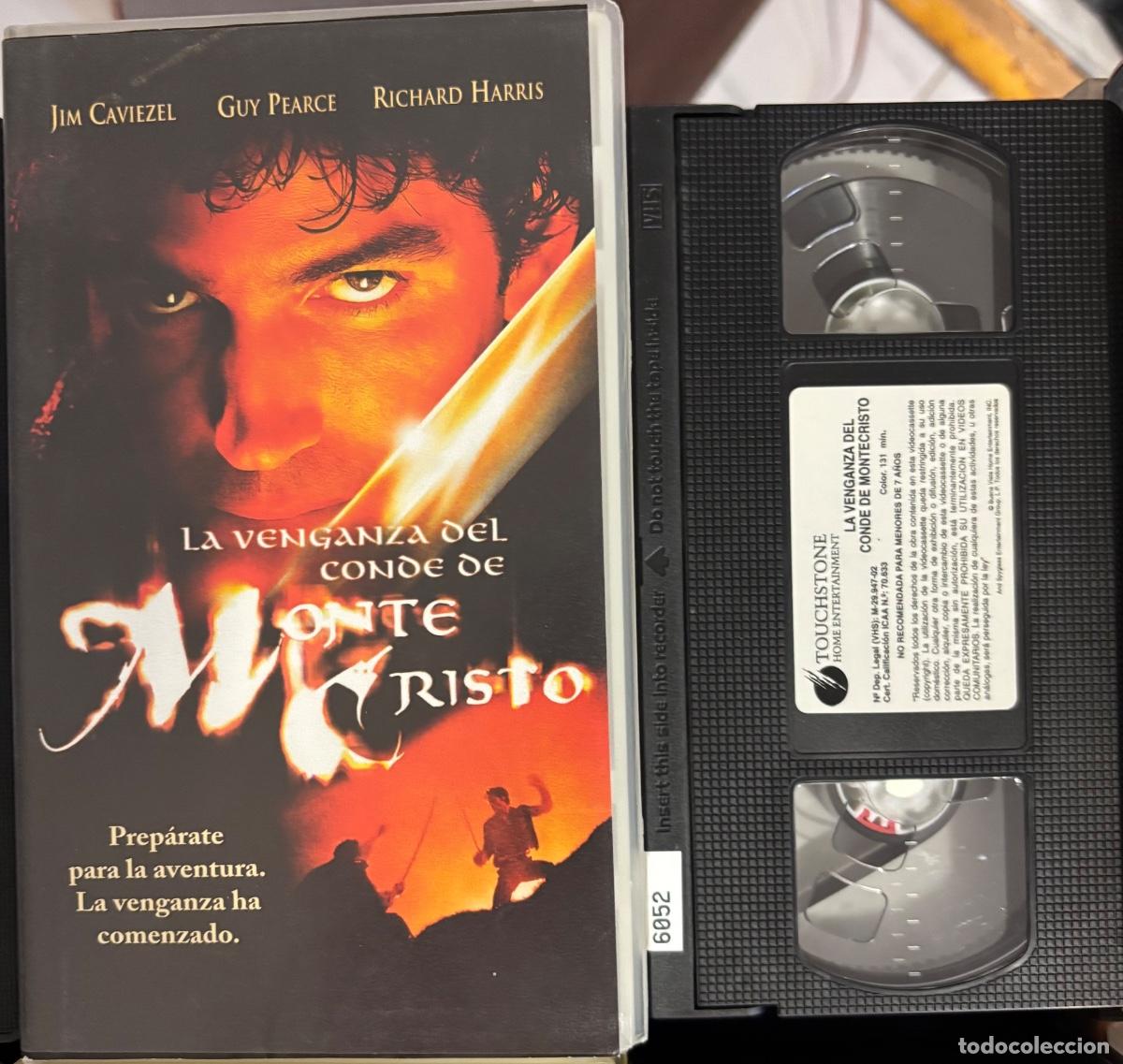 Cine: La venganza del Conde de Montecristo (Pelicula VHS)