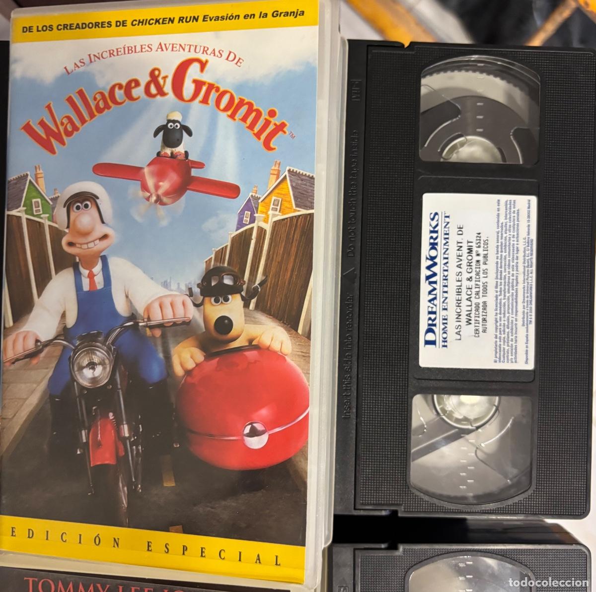 Cine: Las incre&iacute;bles aventuras de Wallace y Gromit (Pelicula VHS)