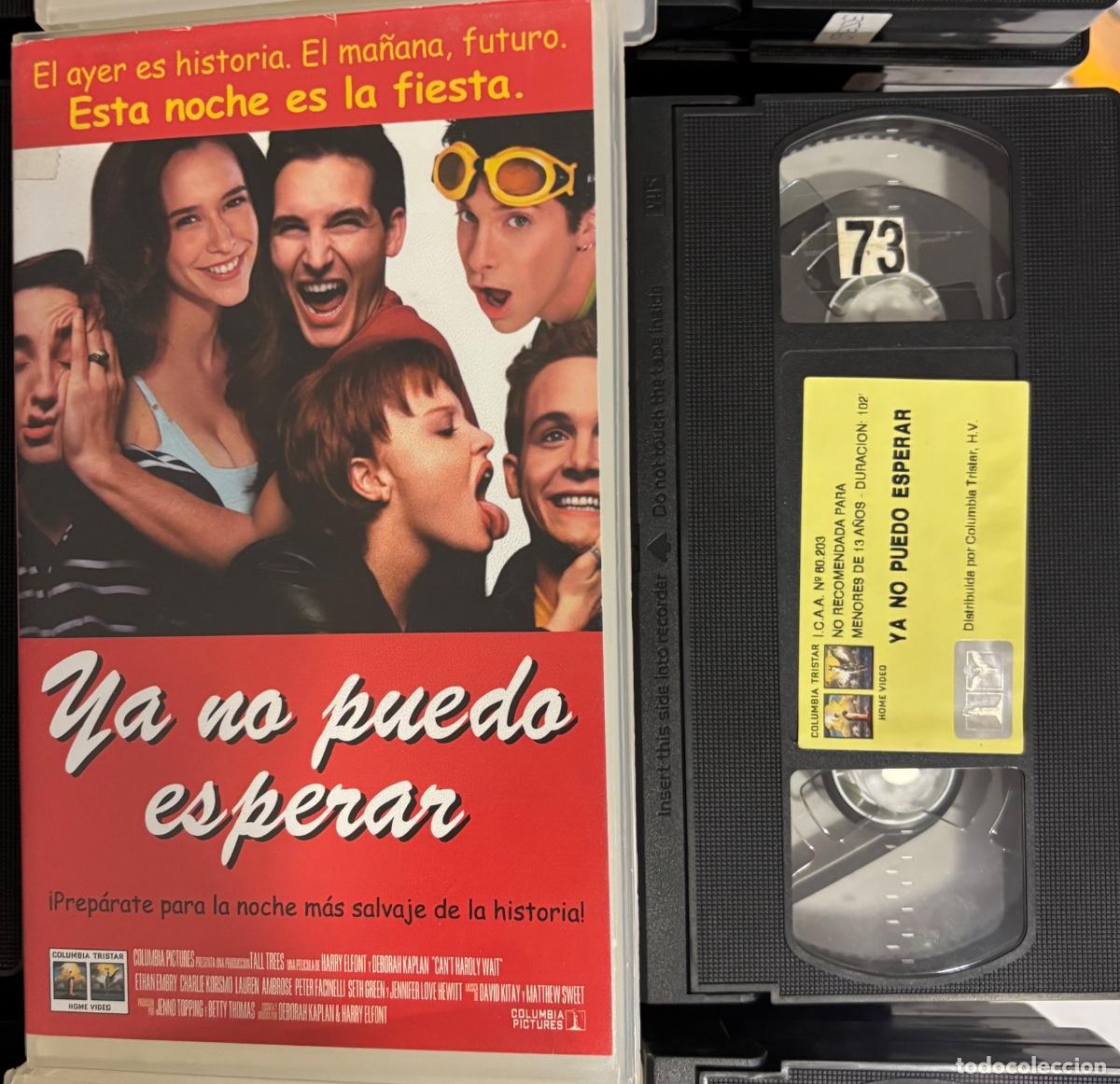 Cine: Ya no puedo esperar (Pelicula VHS)