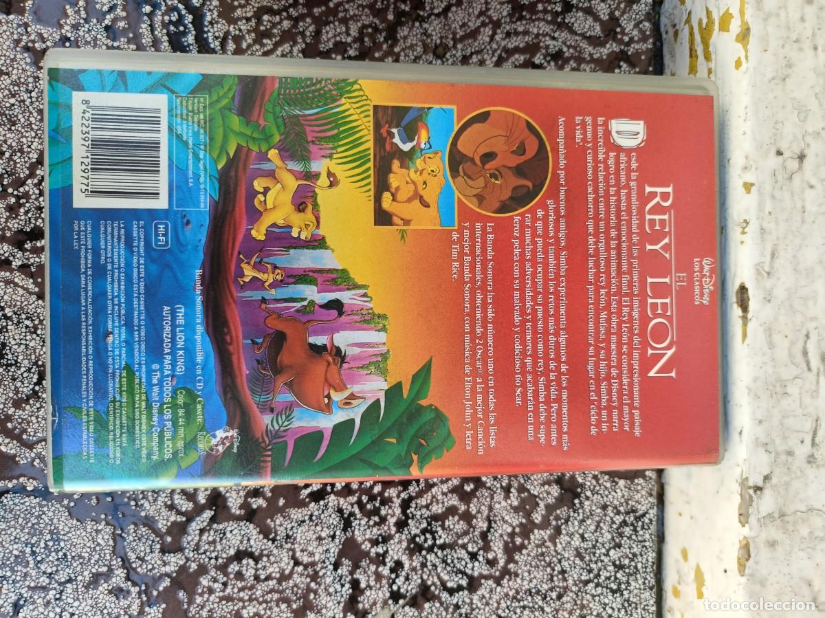 Cine: LOTE VHS EL REY LEON - Foto 3