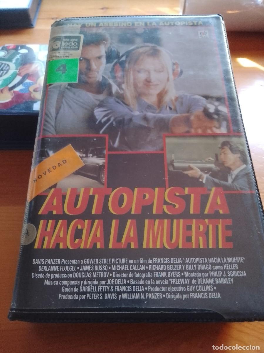 Cine: Autopista hacia la muerte VHS caja grande video club