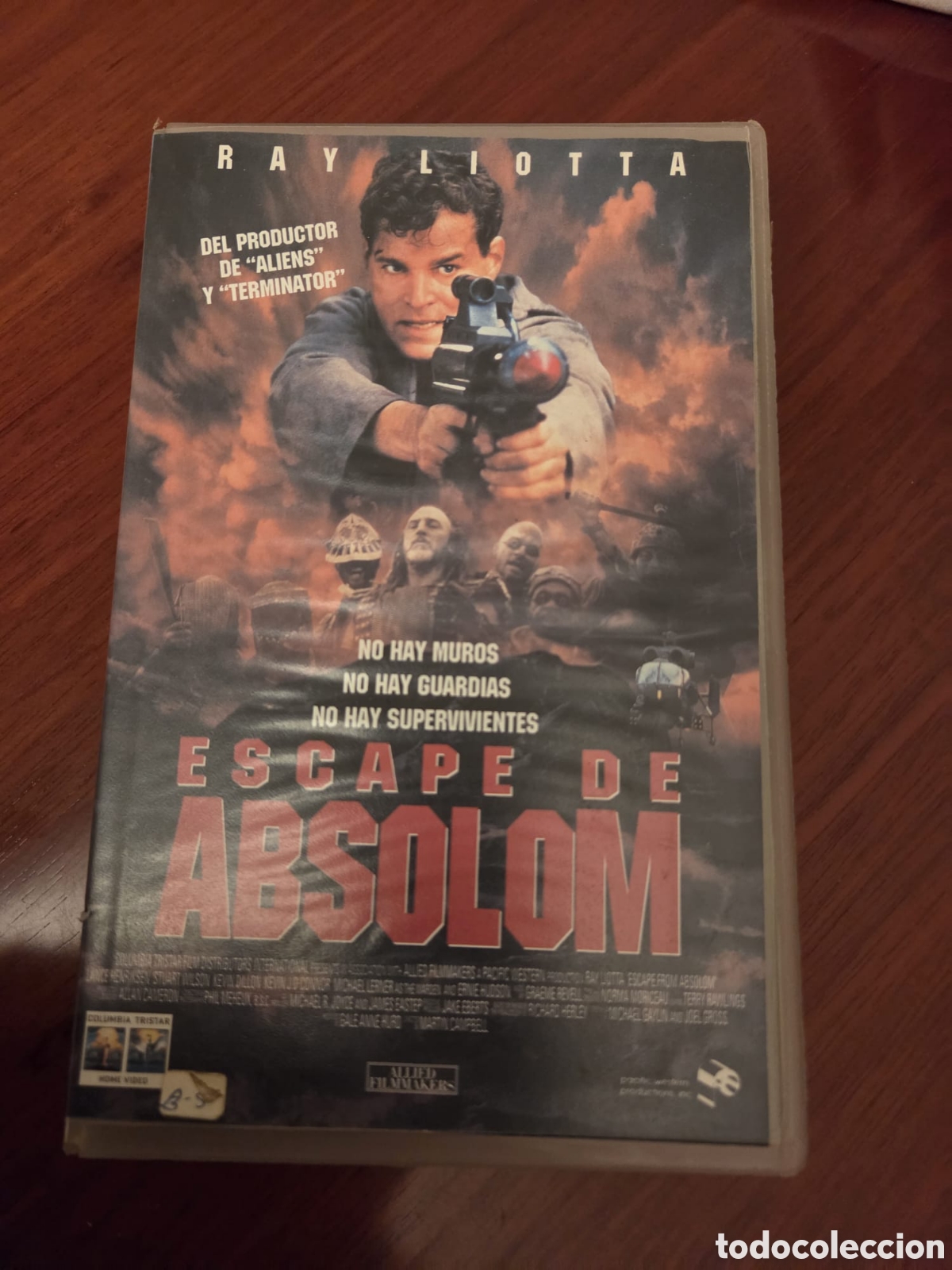 Cine: VHS Escape de Absolom (No Escape) &ndash; Ray Liotta &ndash; Ciencia Ficci&oacute;n y Acci&oacute;n &ndash; Edici&oacute;n en espa&ntilde;ol