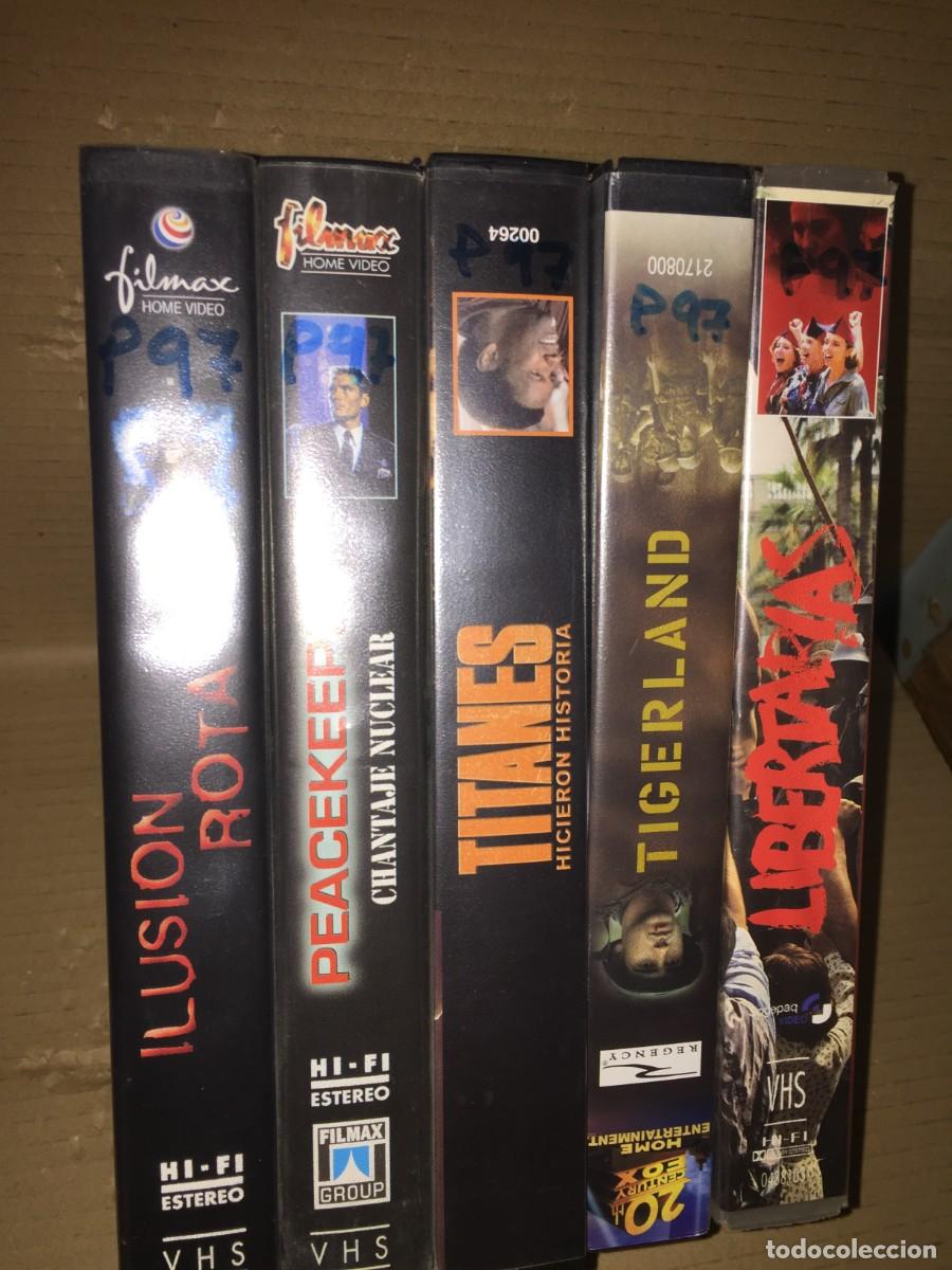 Cine: Vhs pack n&ordm; 97 Ilusion rota - Peacekeeper - Chantaje nuclear - Titanes, hicieron historia - Tigerla