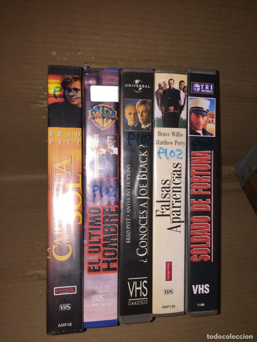 Cine: Vhs pack n&ordm; 102 La cara oculta del sol - El ultimo hombre - Conoces a joe black ? - Falsas aparienc