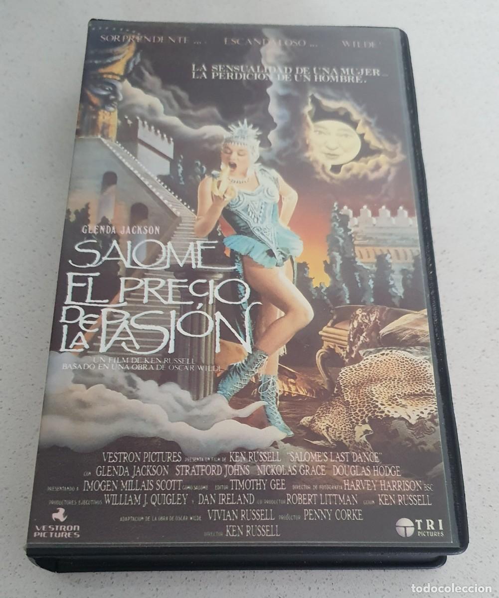 Cine: Pel&iacute;cula Vhs Salom&eacute;, El Precio de la Pasi&oacute;n. Ken Russell. Tri Pictures 1992. Videoclub alquiler.