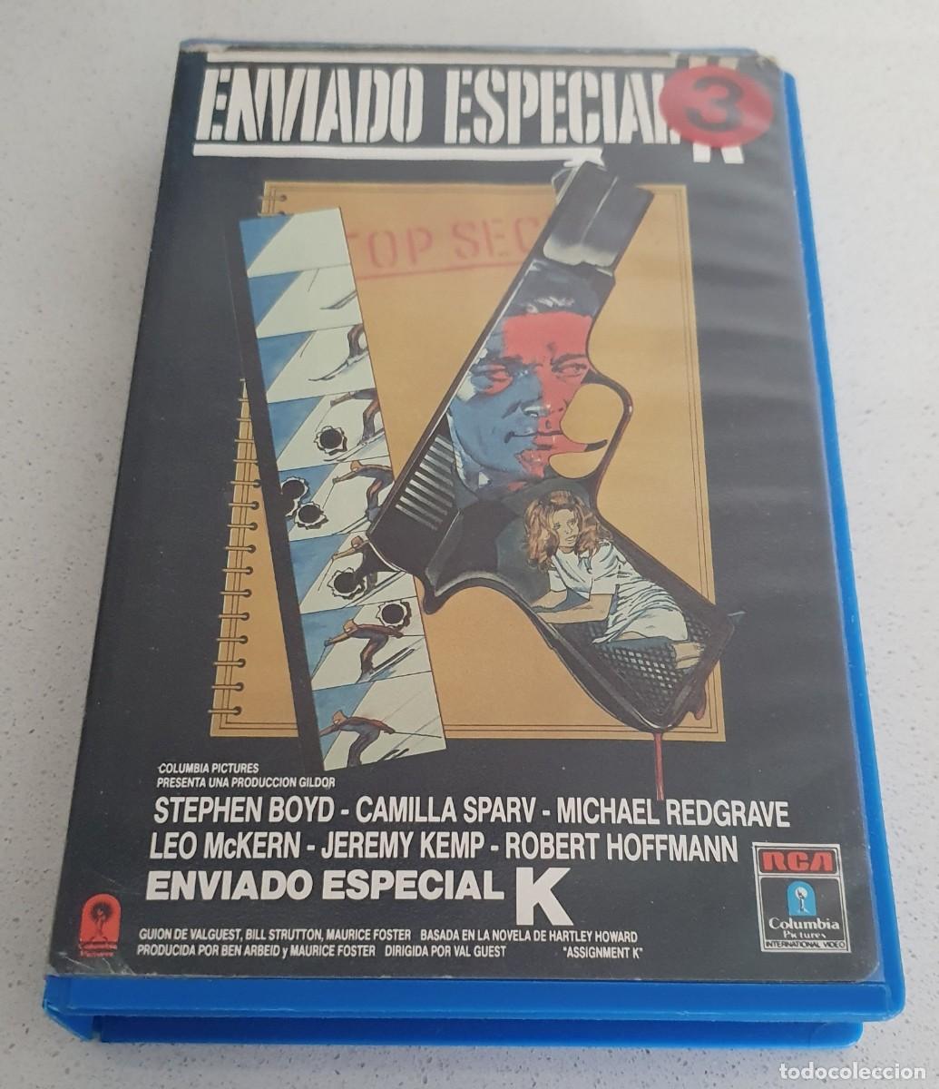 Cine: Pel&iacute;cula Beta Enviado Especial K. Rca Columbia 1988. Videoclub alquiler.