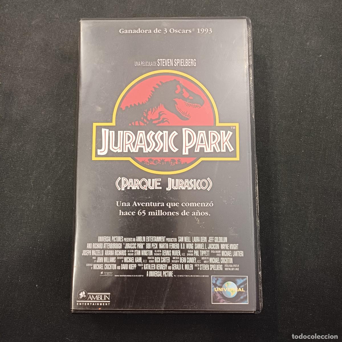 Cine: JURASSIC PARK/PARQUE JURASICO/VHS.