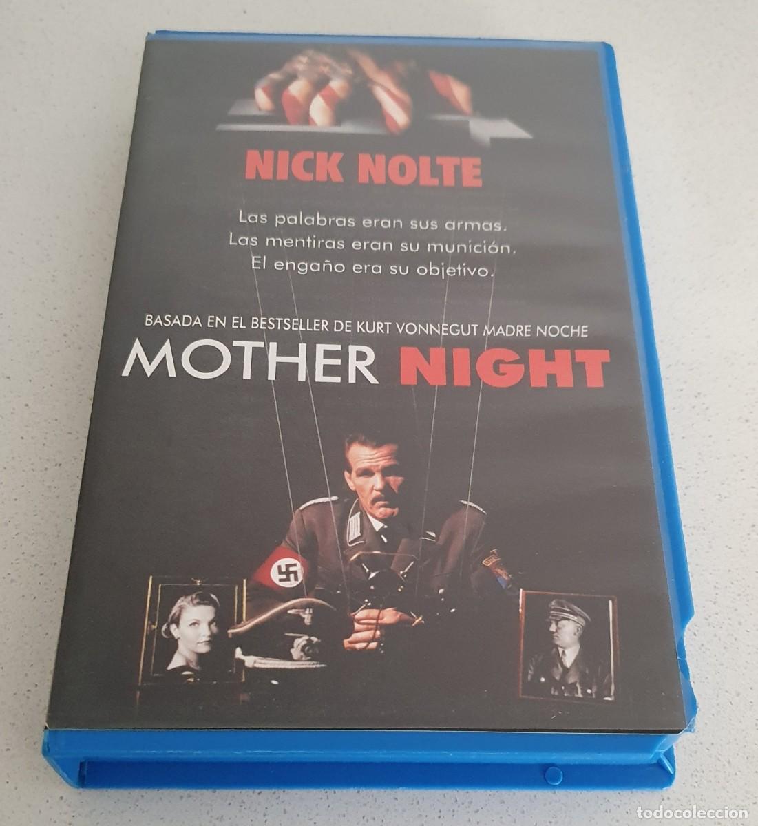 Cine: Pel&iacute;cula Vhs Mother Night. Nick Nolte. Warner Home Video 1997. Videoclub alquiler.
