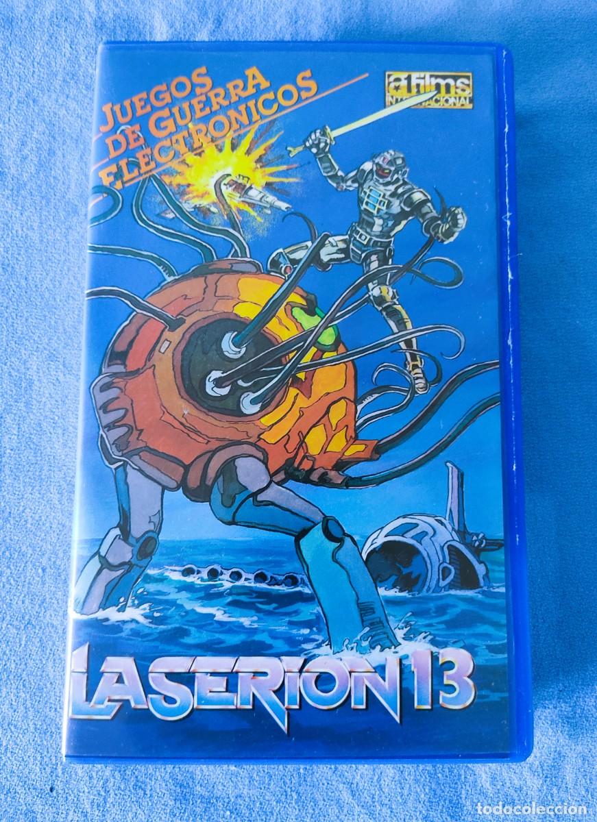 Cine: PELICULA ORIGINAL EN VHS LASERION 13 JUEGOS DE GUERRA ELECTRONICOS ANIME