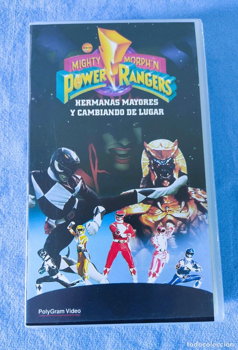 Cine: VHS POWER RANGERS MIGHTY MORPH'N HERMANAS MAYORES Y CAMBIANDO DE LUGAR