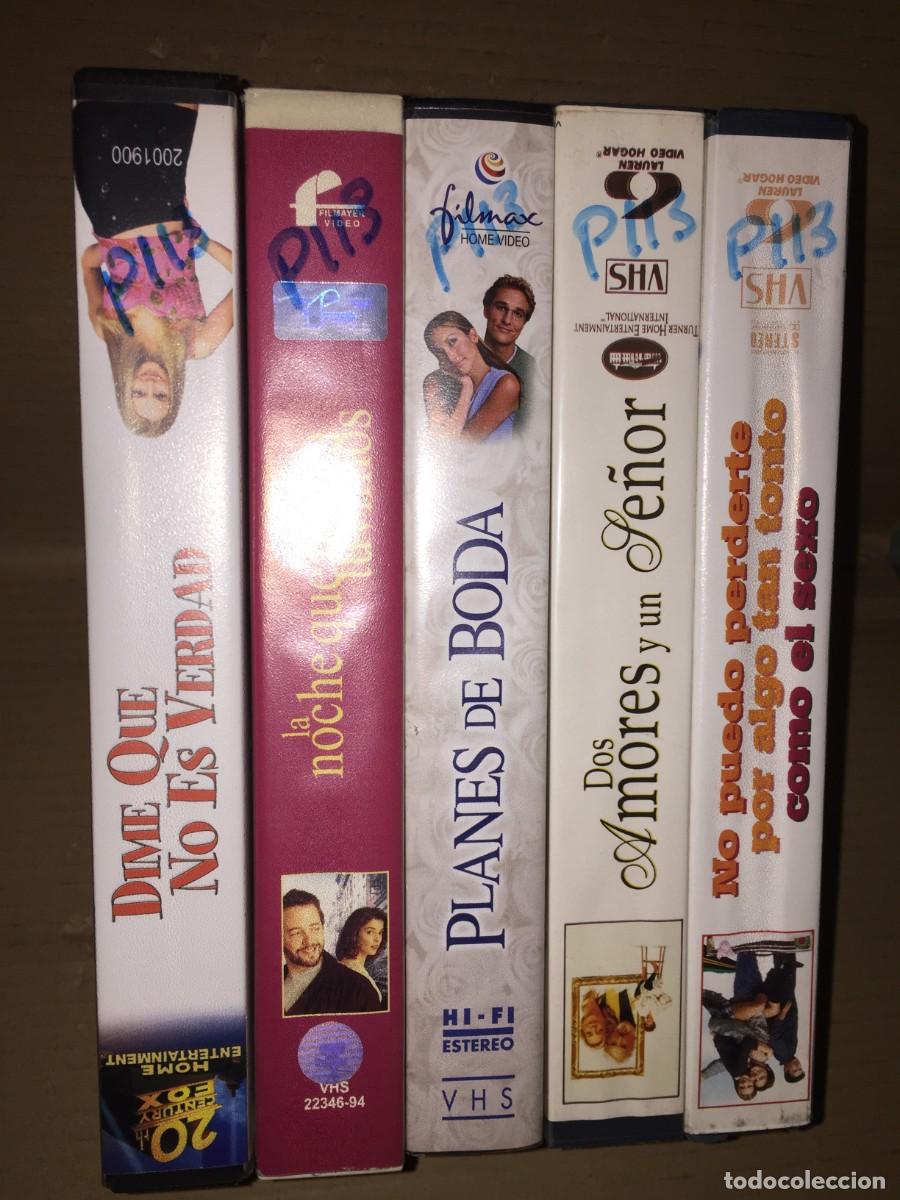 Cine: Vhs pack n&ordm; 113 Dime que no es verdad - La noche que tubimos - planes de boda - Dos amores y un se&ntilde;o