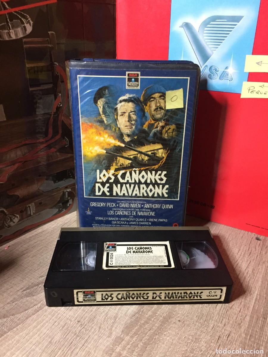Cine: Vhs Los ca&ntilde;ones de navarone Ref O
