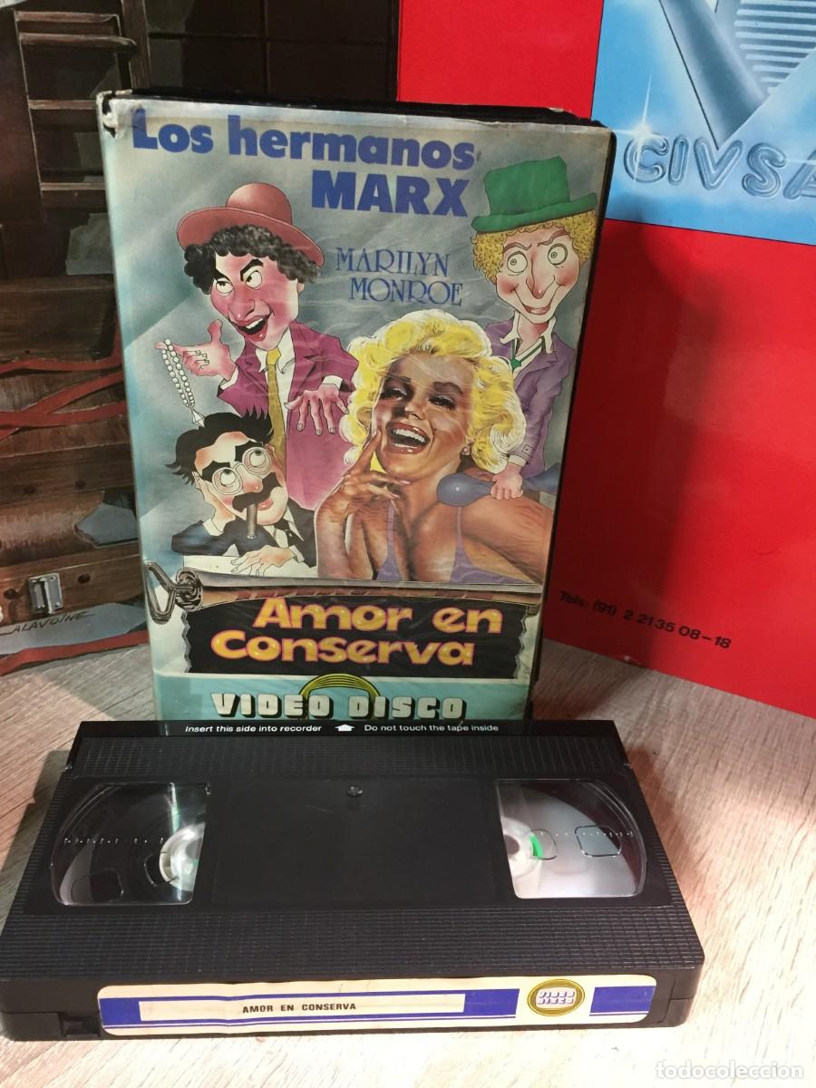 Kino: Vhs Amor en conserva, los hermanos Marx - Marilyn Monroe