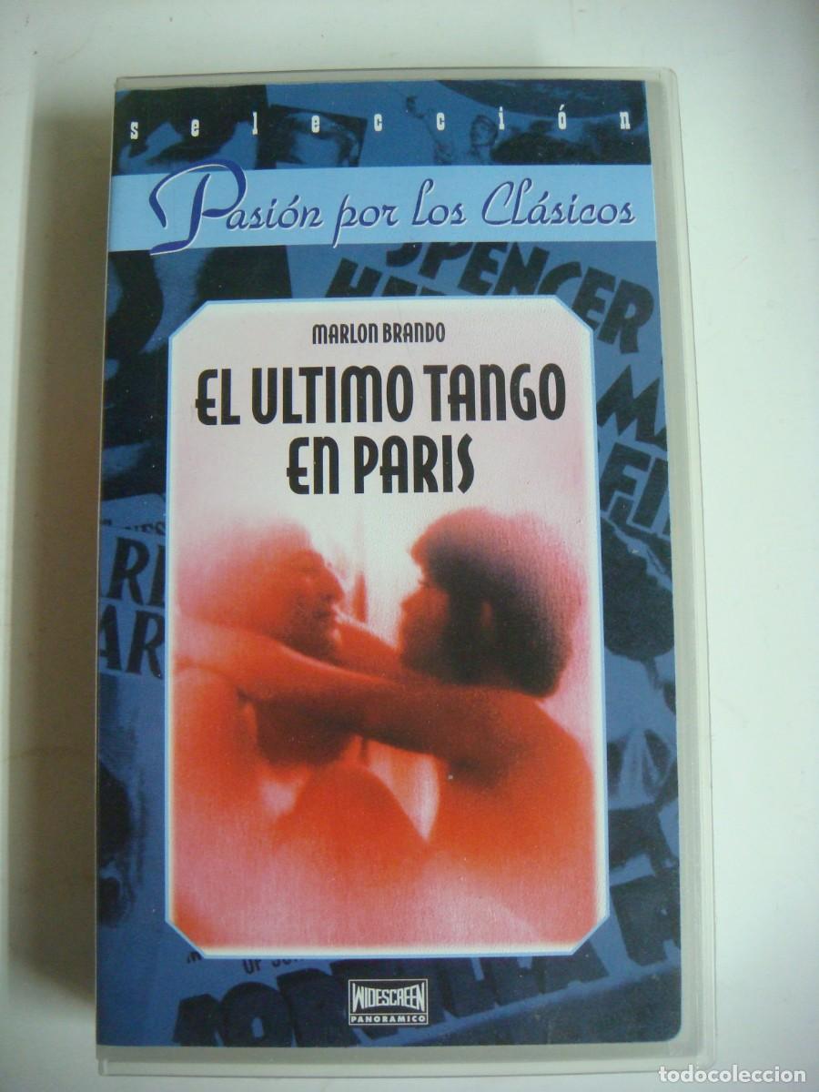 Cine: V.H.S. DE EL ULTIMO TANGO EN PARIS CON MARLON BRANDO-(&)