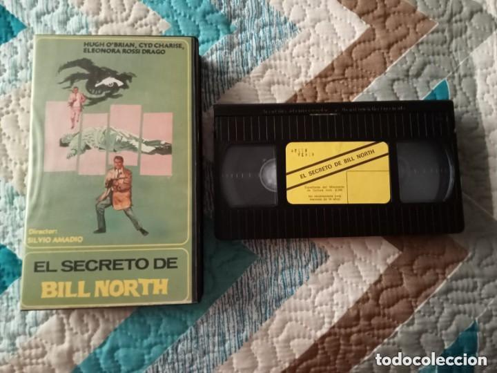 Cine: EL SECRETO DE BILL NORTH (1965) VHS 1&ordf; EDICI&Oacute;N SILVIO AMADIO GIALLO HUGH O'BRIAN CYD CHARISSE